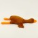 Skill of a soft toy "Goose", 110 cm, beige color