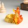 Souvenir Polystone Summary "Dragon with gold coins" MIX 8.8x5.2x6.3 cm