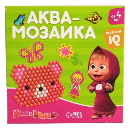Aquamosaic for children Masha and Bear, 4 figures-7