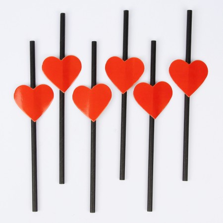 Pipe tubes "Hearts", set of 6 pcs.-1