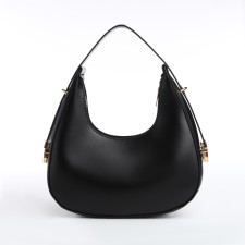 Women's bag with lightning, black color