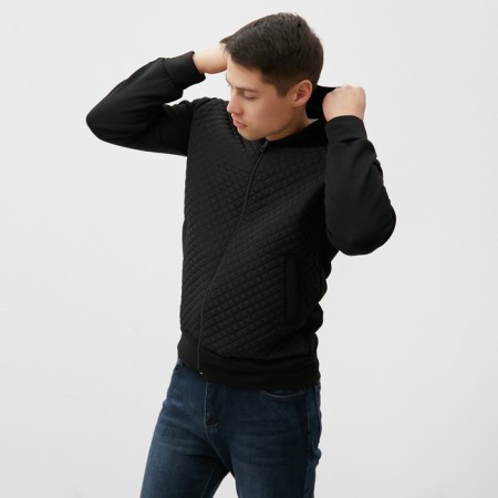 Male sweatshirt, black color, size 58-2