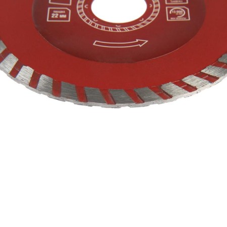 Disk diamond cutting scrap, Turbo, dry cut, 115 x 22 mm-1