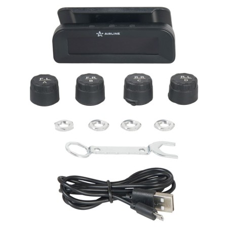 Airline TPMS tire control system, 4 outside the sensor, windshield display 10219-1