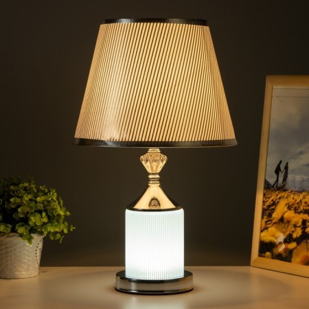 HELP lamp with LED 58080/1 E27 40W chrome 25x25x41cm Risalux-1