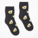 Women's socks "avocado", gray color, size 23-25