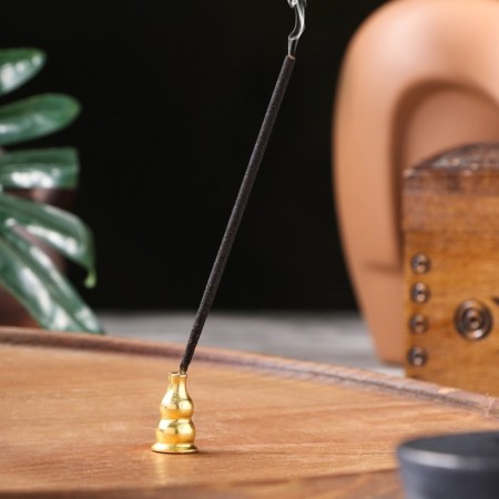 Stand for incense sticks and spirals, 2.3 x 1.3 cm, gold-1