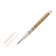Permanent marker 0.7 mm, with an elongated tip, white