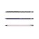 Chernographic pencil with Erichkrause "Dots", HB, Grifel D = 2.2 mm, plastic, three -sided in a tube, mix