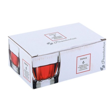 A set of glass piles for dance vodka, 55 ml, 6 pcs-2