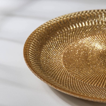 Gloria dish, d = 21 cm, gold color-1