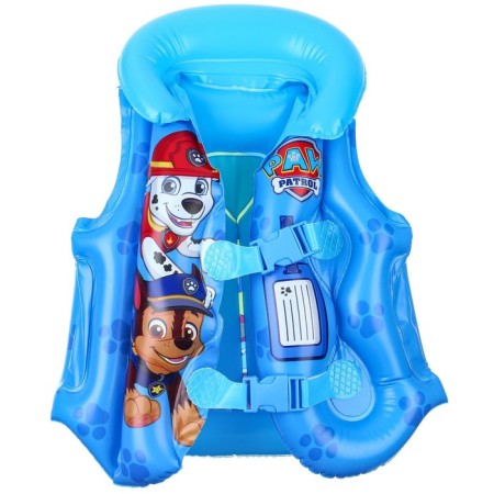 Inflatable vest for swimming, children's, puppy patrol, blue color-5