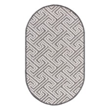 Eco -oval carpet 60x100 cm, jute