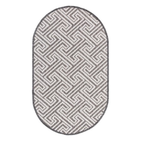 Eco -oval carpet 60x100 cm, jute