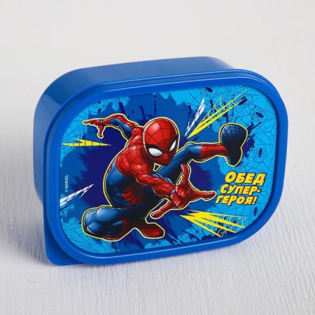 Lunch-box rectangular 500 ml "lunch of superhero", spider-man