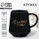 Ceramic mug “Happiness is”, 300 ml, black color