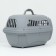 Carriage for animals plastic 47x32.5x30 cm, gray