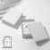 Gift box for a “minimum” set, 7 × 9 (the size of the useful part is 6.5 × 8.5 cm), white color