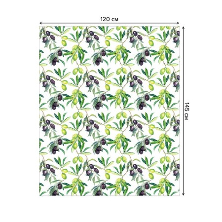Tables on the table "Italian olives", rectangular, oxford, size 120x145 cm-1