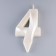 Candle in the Cake "Fine", number "4", pearl, 6.5 cm