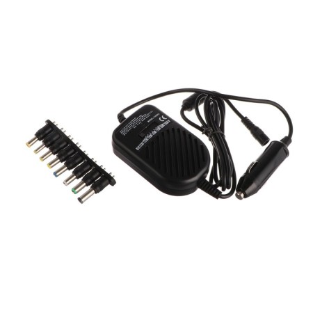 Car power adapter, 8 nozzles, 80 watts, 12 V, 4A, wire 1.2 m