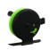 Inertial coil, metal plastic, diameter 5 cm, guide fishing lines, black-salad, 601d