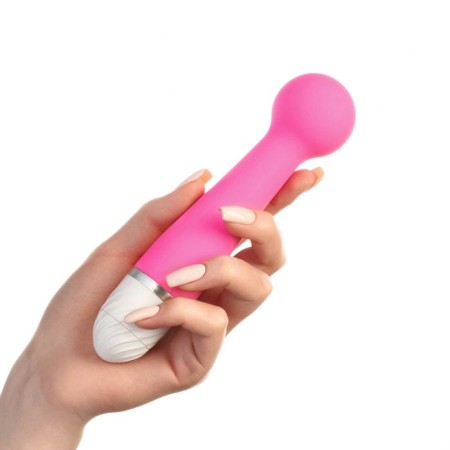 Massage vibrator, 17.2x4x4 cm, pink-2