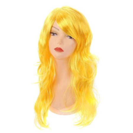 Wig mermaid yellow, length 60 cm-2