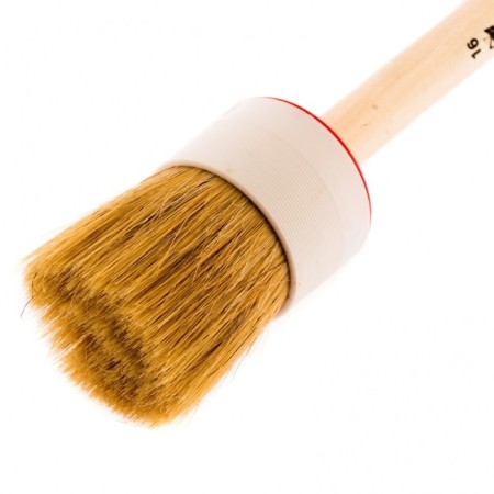 Round brush MTX 82086, natural bristles, wooden handle, No. 16, 55 mm-1