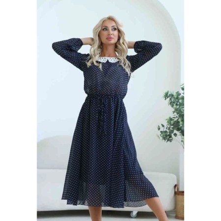Women's dress, size 42, blue color-14