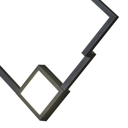 Wall lamp Mantra Boutique, Led, 1370lm, 3000k, 400x75x400 mm, black color-1