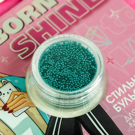 Born to Shine nail decor broths, blue color-1