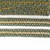 Sigzag braid, width 3.5 cm, in a roll 25 m., Blue-blue-gold