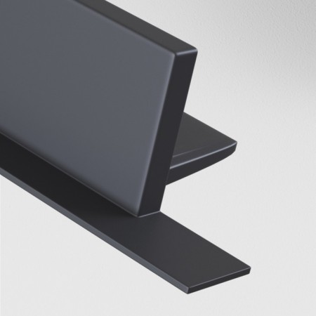 A plug for a built-in track system Technical TrarteC-11b, 3.7x6x2 cm, black color, 1 pc-1