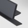 A plug for a built-in track system Technical TrarteC-11b, 3.7x6x2 cm, black color, 1 pc