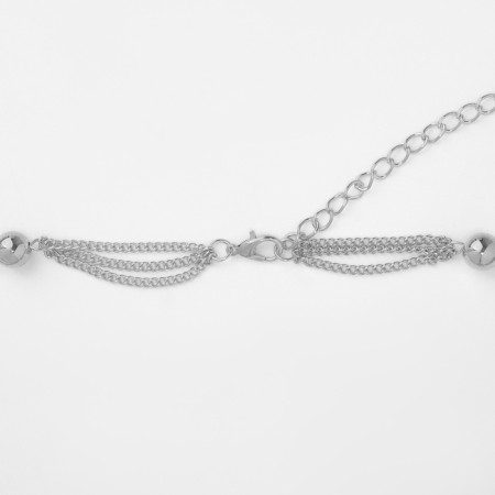 Beads "Vanguard" Halos, color silver, 40cm-3