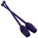 Bulas for rhythmic gymnastics inserted Grace Dance, 35 cm, purple color