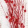 Decor "Brill" branch with balls, 72 cm, mix