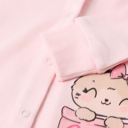 Combiason children, pink color, height 80 (9-12 months)-2
