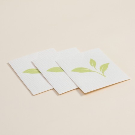 Universal SL Home napkins, made of cellulose and cotton, 3 pcs, 17 × 19 cm, gray-2