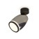 AMBRELLA LIGHT, TECHNO, XM1123004, GU5.3, Black Chrome Color, Black Sand, Black Sand