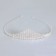 Hair diadem "scattering" crown, 3.5 cm, silver