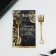 Desser fork fornication to the Horty Grandfather, on a gift postcard, 12 x 2 cm.