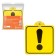 The sign "Beginning Driver" Airline, GOST, internal, on the suction cup, 150x150 mm
