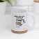 Sublimation mug "Give me coffee and no one will suffer" 320 ml, with application