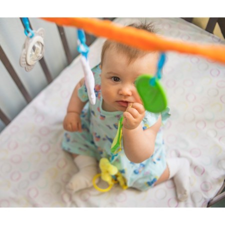 Stretching - Soft rattle on the crib/stroller "Bunny", I crush me-11