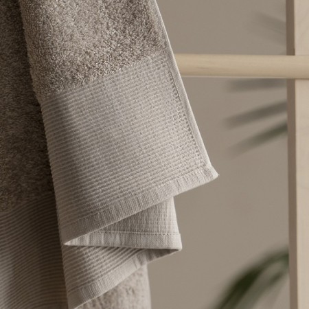 Terry towel Pasionaria "Play", 450 gr, size 50x90 cm, color gray color-2