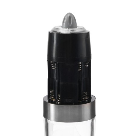 Electric mill Luazon Let-004, gravitational, metal, from batteries, silver-6