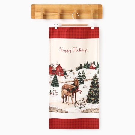 Ethel towel "Happy Holidys" 40x73 cm, 100% cotton, sarzha 190 g/m2