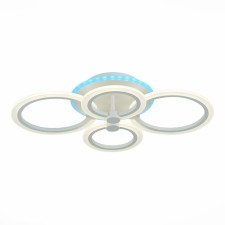 Светильник потолочный Evoluce. SLE500552-04RGB. Cerina. 1х72 Вт, LED, 3000-6000K, 5688 Lm, 61х40х12 см, цвет белый